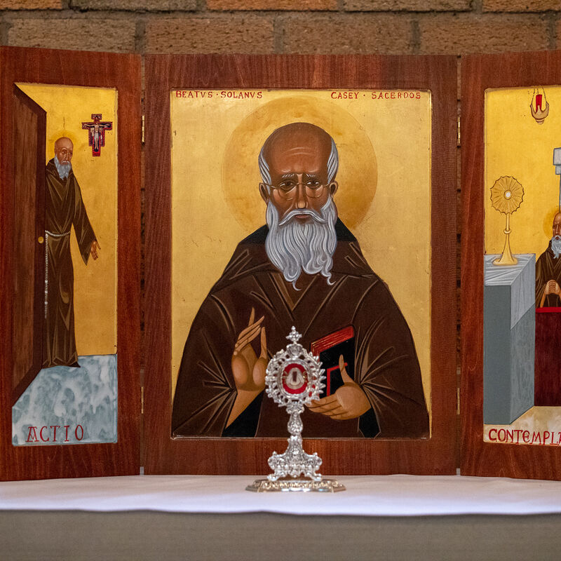 9 Blessed Solanus Triptych