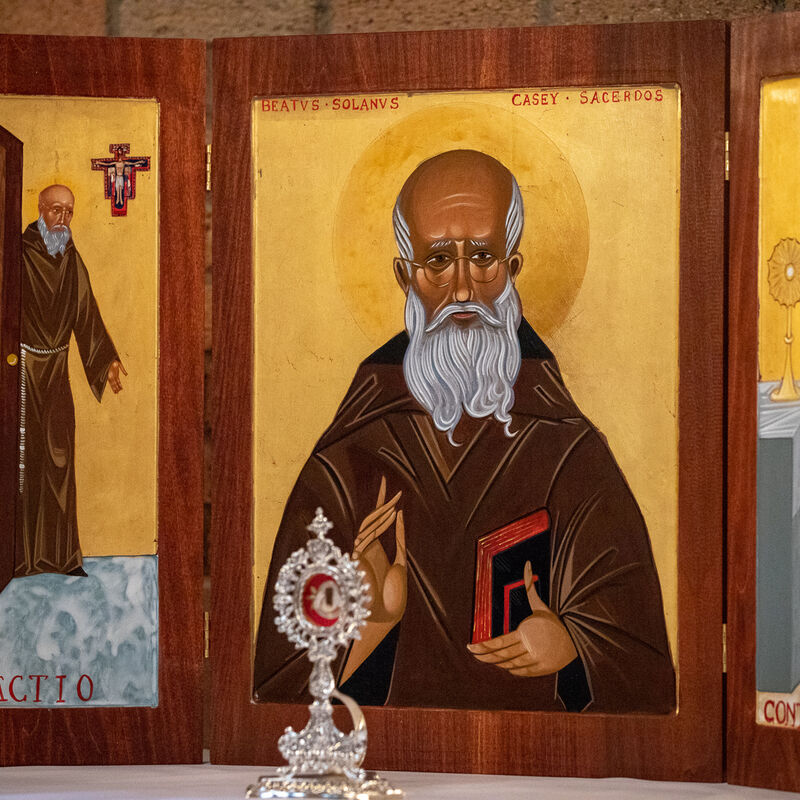 12 Blessed Solanus Triptych