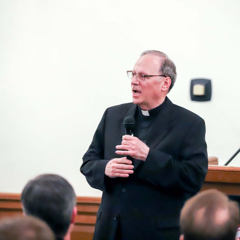 Racism Conference Isaiah Mc Kinnon Fr Donald Archambault 11