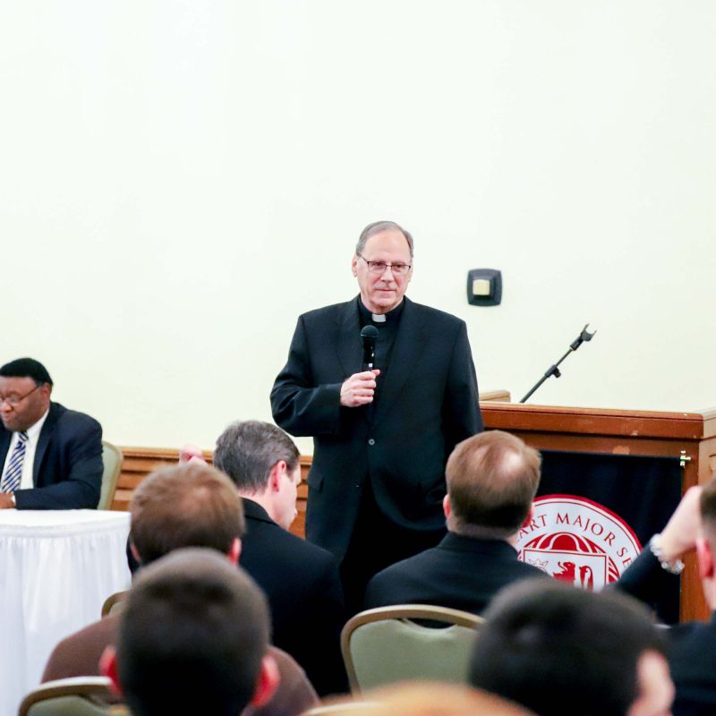 Racism Conference Isaiah Mc Kinnon Fr Donald Archambault 12